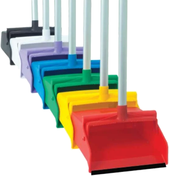 Recogedores de colores con mango largo