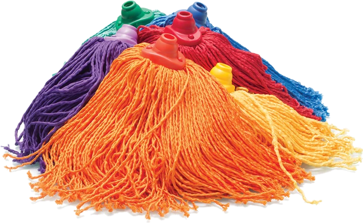 Trapeadores de algodón de colores